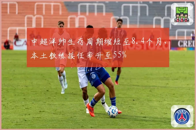中超洋帅生存周期缩短至8.4个月，本土教练接任率升至55%