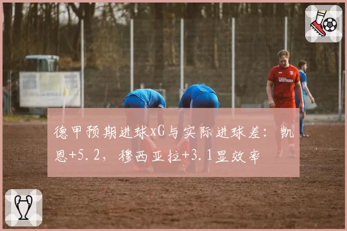 德甲预期进球xG与实际进球差：凯恩+5.2，穆西亚拉+3.1显效率